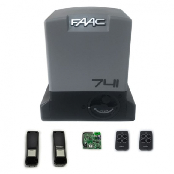 Комплект автоматики откатных ворот FAAC 741 KIT